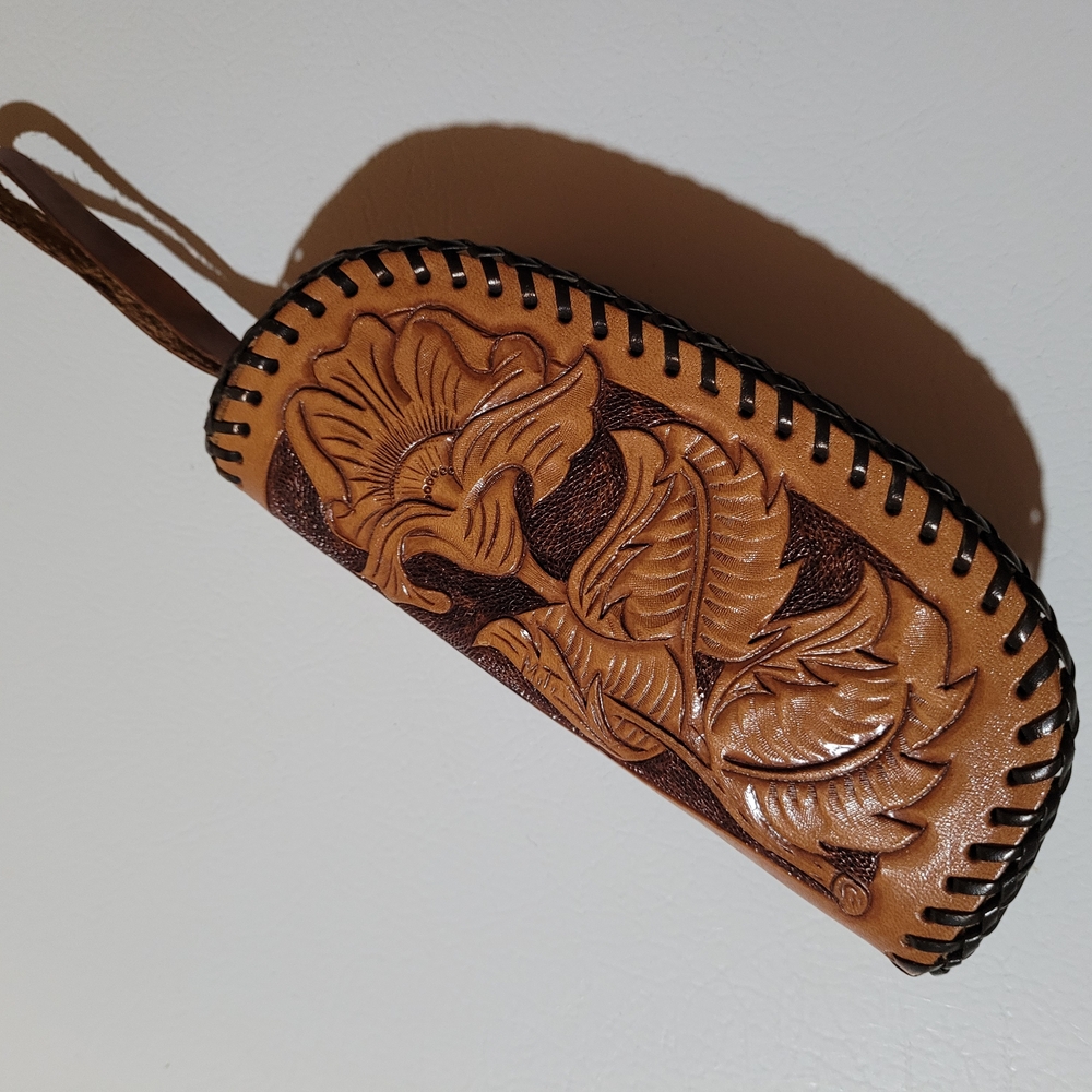 Embossed Leather Bag